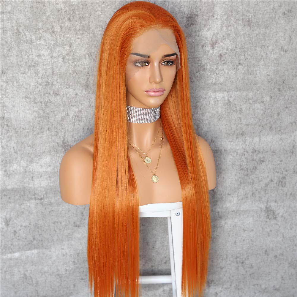 Sapphirewigs Orange Colour Kanekalon Futura Hair No-Tangle Natural ...